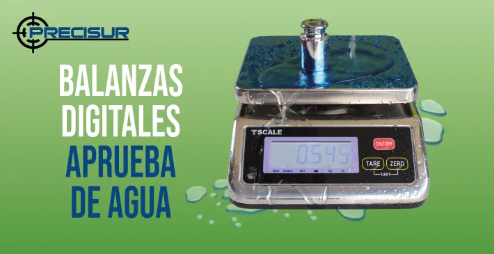 Balanzas digitales a prueba de agua