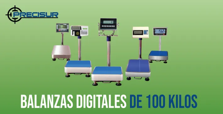 Balanzas digitales de 100 kilos