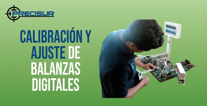 Calibración y ajuste de balanzas digitales