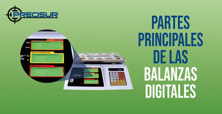 Partes principales de las balanzas digitales