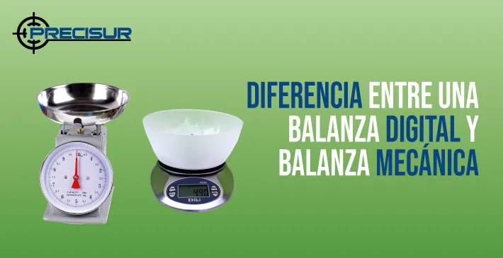 Diferencia entre una balanza digital y una balanza mecánica