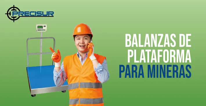 Balanzas de plataforma para mineras