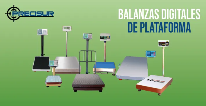Balanzas digitales de plataforma