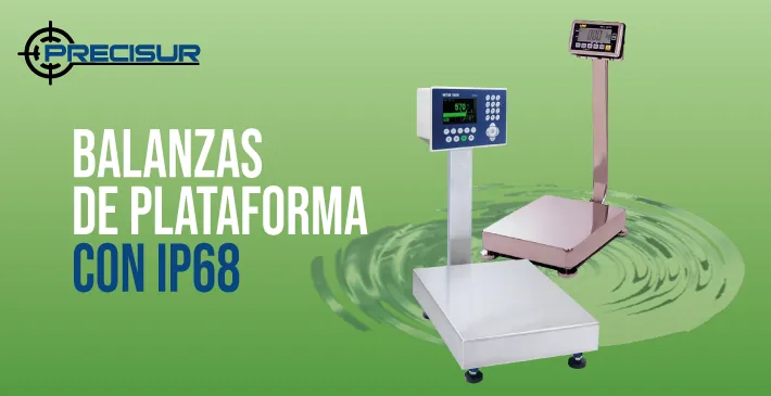 Balanza de plataforma con Ip 68