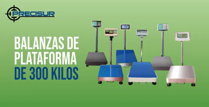 Balanzas de plataforma de 300 kilos