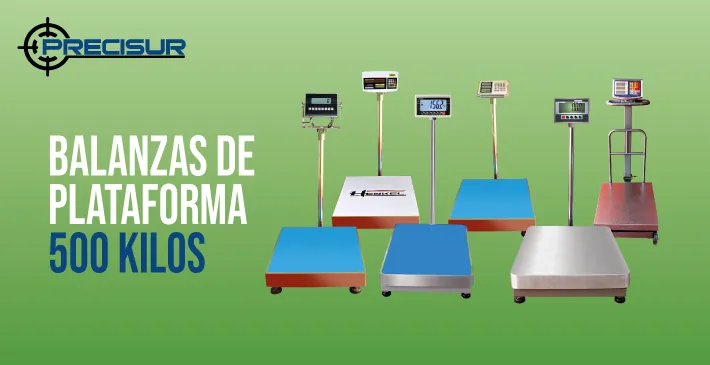 Balanzas de plataforma de 500 kilos