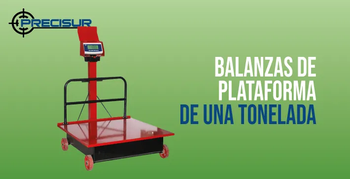 Balanzas de plataforma de una tonelada