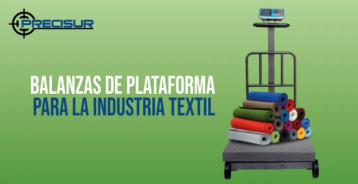 Balanzas de plataforma para la industria textil