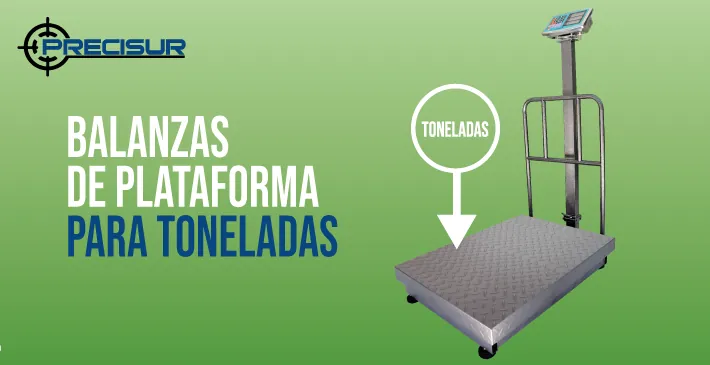 Balanzas de plataforma para toneladas