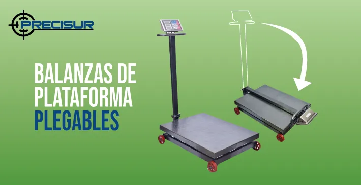 Balanza de plataforma plegable