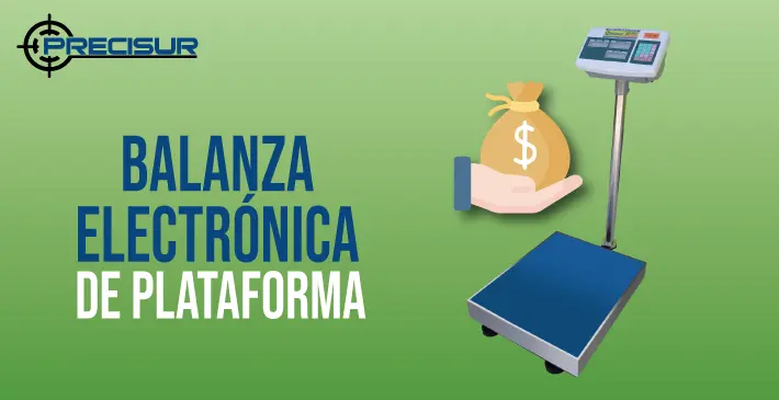 Balanza electrónica de plataforma precio