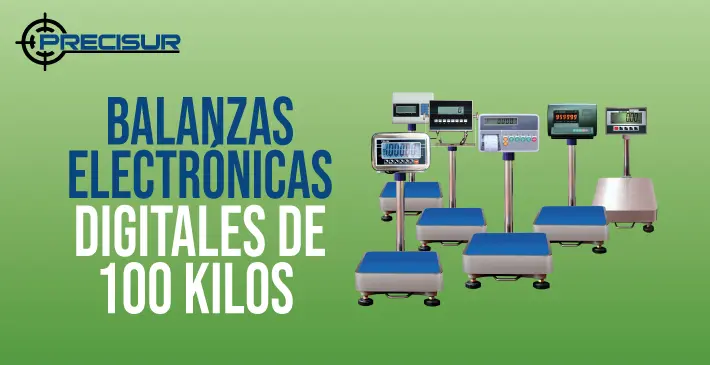 Balanzas electrónicas digitales de 100 kilos