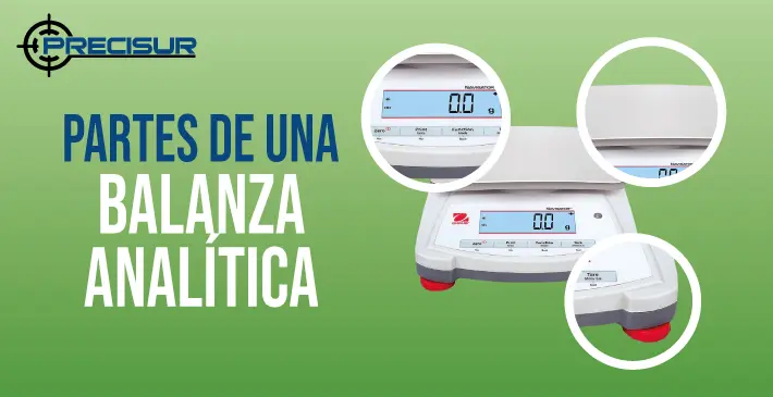 Partes de una balanza analítica