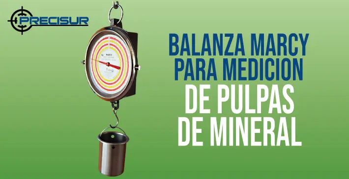 Balanza Marcy para medición de pulpas de mineral