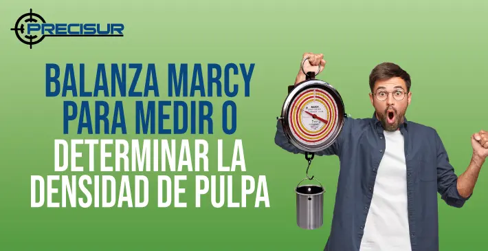 Balanza Marcy para medir o determinar la densidad de pulpa