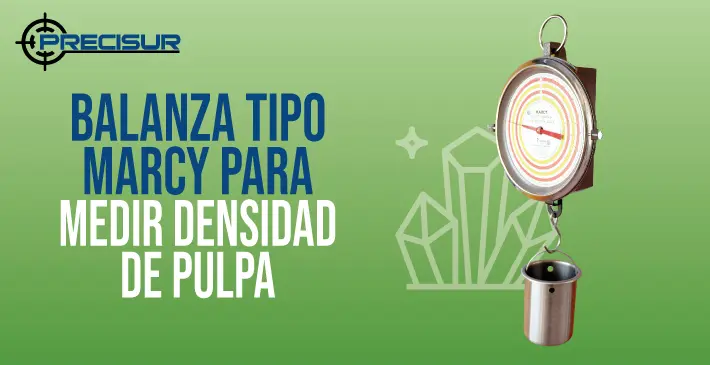 Balanza tipo Marcy para medir densidad de pulpa