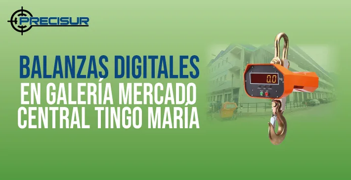 Balanzas Digitales en Galería Mercado Central Tingo María