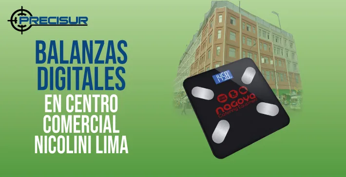 Balanzas Digitales en Centro Comercial Nicolini Lima