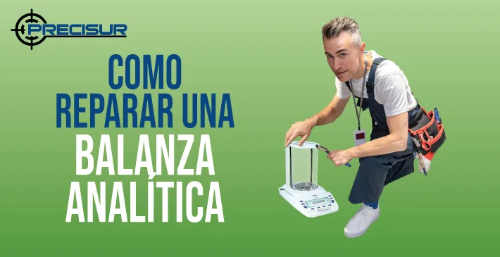 ¿Cómo reparar una balanza analítica?