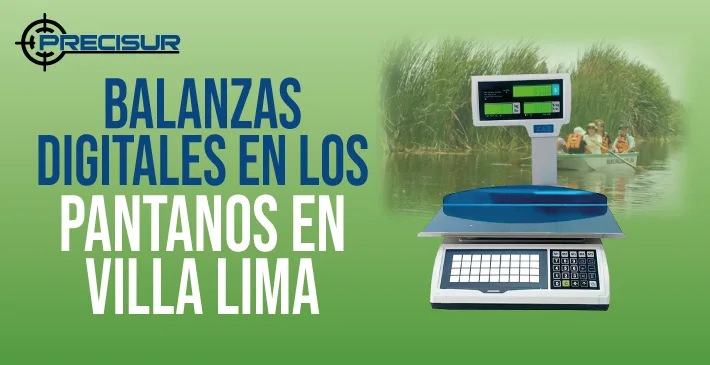 Balanzas digitales en los Pantanos de Villa Lima