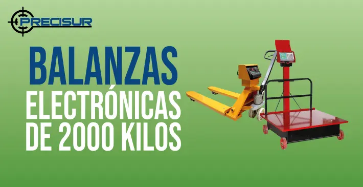 Balanzas Electrónicas de 2000 kilos