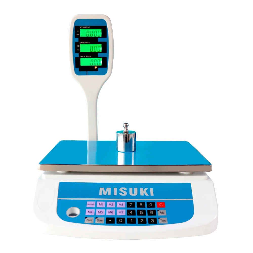 Balanza Comercial Misuki con torre de 30 Kilos