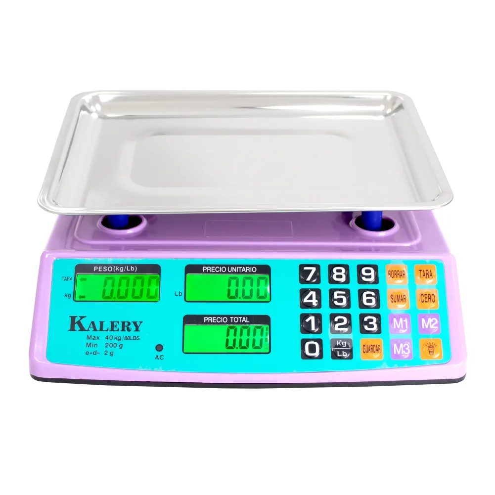 Balanzas Para Mercados Kalery ACS-702T de 30 Kilos