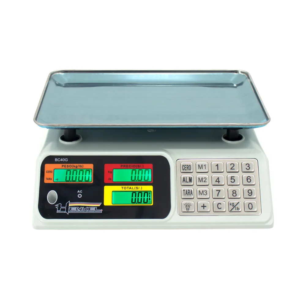Balanza para Fruta Henkel BC40G de 40 Kilos