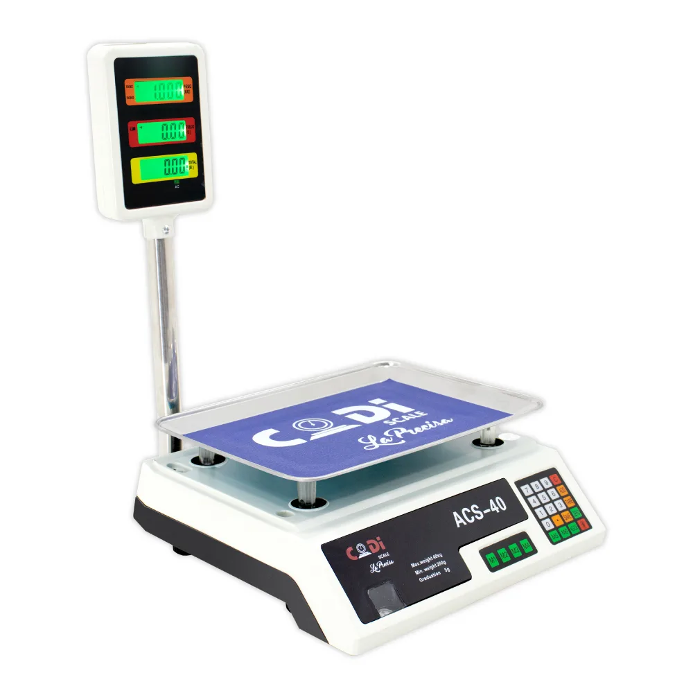 Balanza para Tienda Codi ACS-40 de 40 Kilos