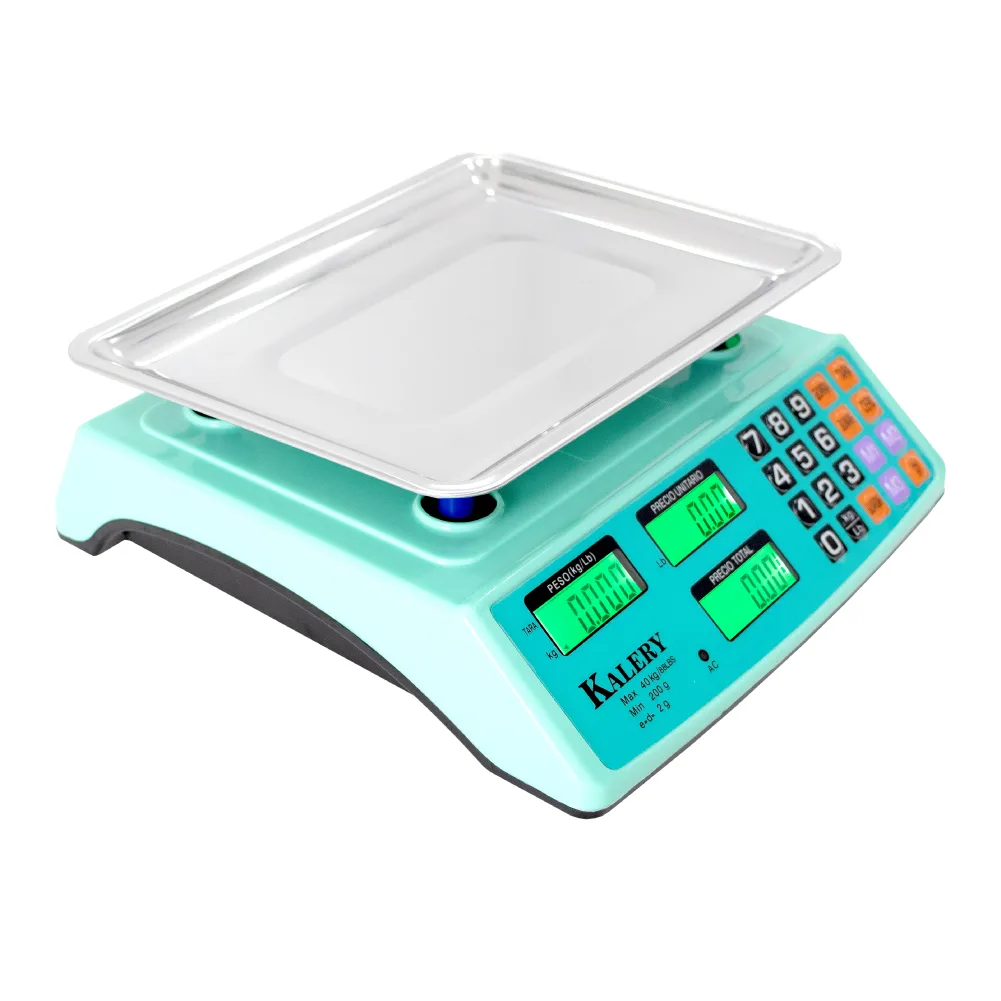 Balanzas Para Verduras Kalery ACS-702PG de 40 Kilos