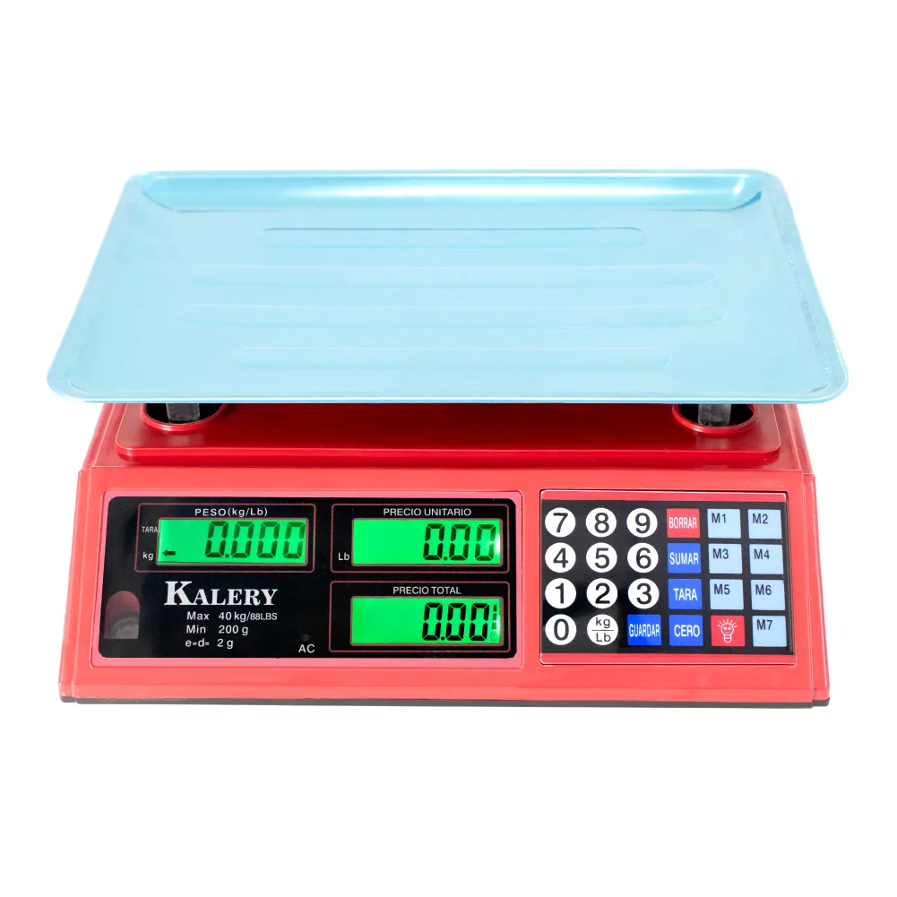 Balanzas Para Verduras Kalery ACS 769 T de 40 Kilos