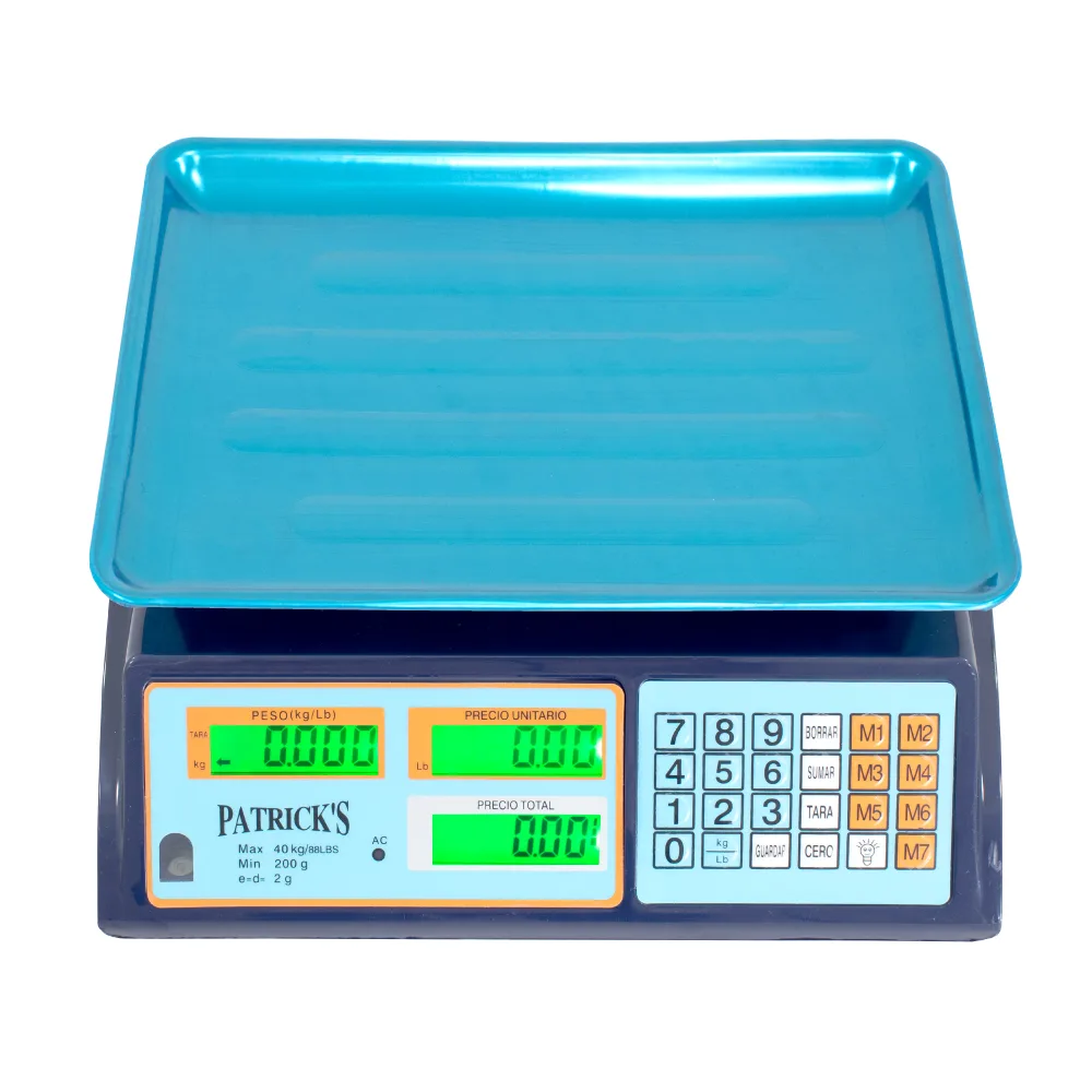 Balanzas Patrick's ACS-807T de 40 Kilos