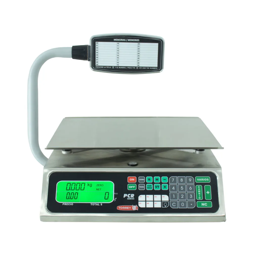 Balanza para Verduras Torrey PCR – 40T de 40 Kilos