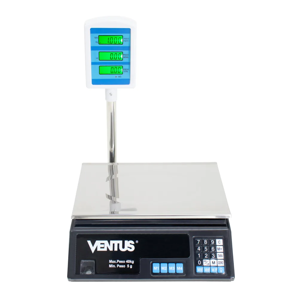 Calibración de Balanza Ventus B40T de 40 kilos