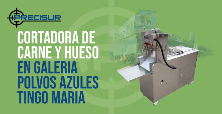 Cortadora de Carne y Hueso en Galeria Polvos Azules Tingo Maria
