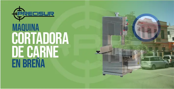 Maquina cortadora de carne en breña