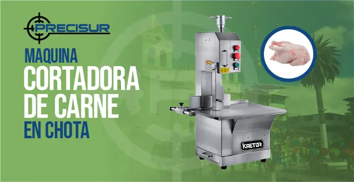 Maquina cortadora de carne en chota
