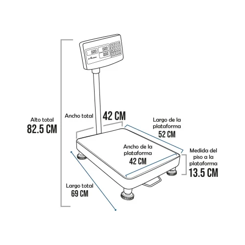 Balanza Para Mercado Mayorista e-Accura SB-51 de 300 Kilos