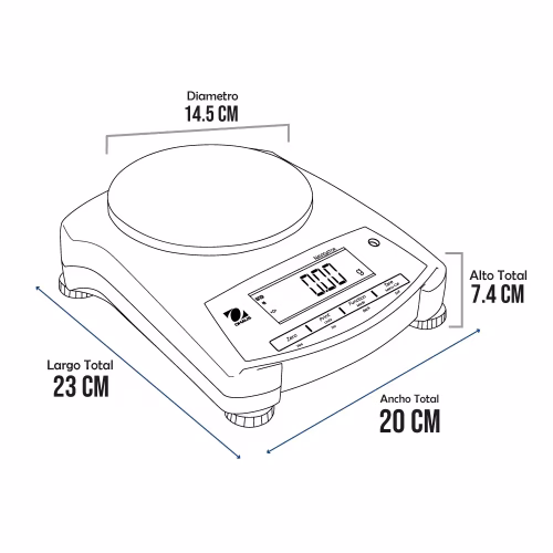 Balanza de Precisión Ohaus NV622 de 620 gramos
