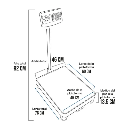 Balanza de Suelo e-Accura SB51 de 300 Kilos