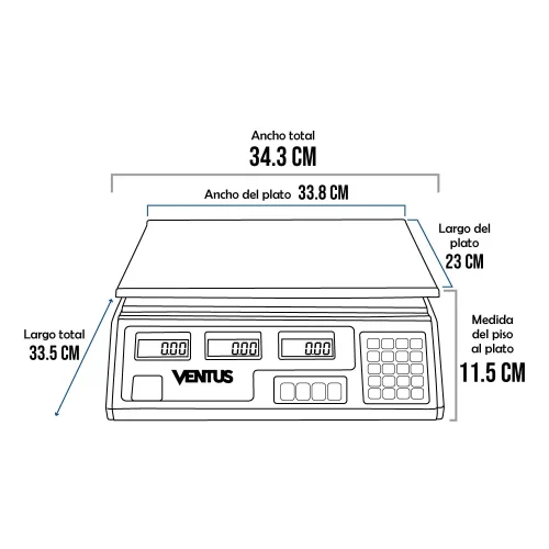 Balanza Ventus B40 de 40 Kilos